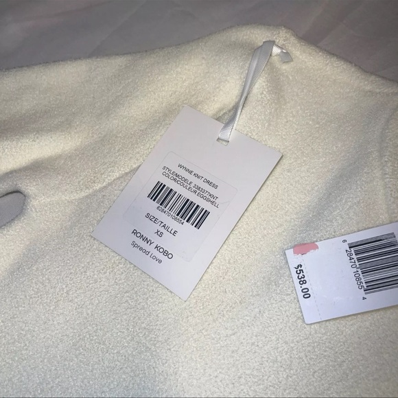 Ronny Kobo Wynne Knit Dress in EggshellRonny KoboColor:Eggshel Xs - Picture 10 of 16